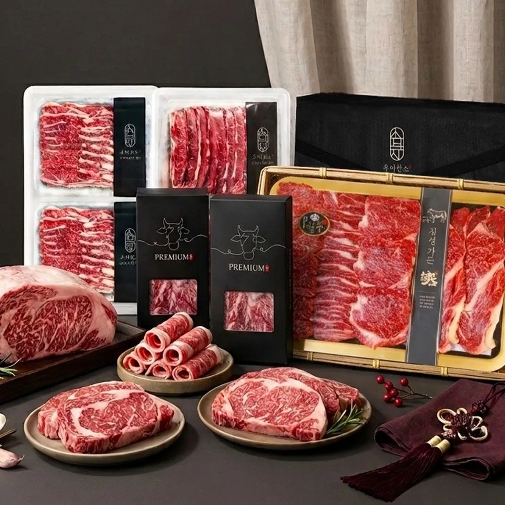 [혜택가 94,170원] [우아한소] 프리미엄 LA갈비 선물세트 (2kg+2kg) 4kg : 롯데ON