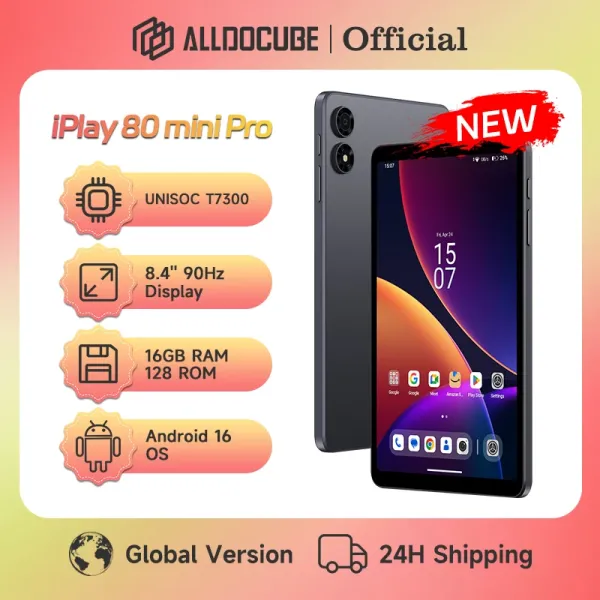 올독큐브 iPlay 80 미니 프로 태블릿 8.4인치 90Hz 유니소크 T7300 16GB(8GB+8GB 가상) 램 128GB 롬 안드로이드 16 6050mAh 4G LTE 태블릿 - AliExpress 7