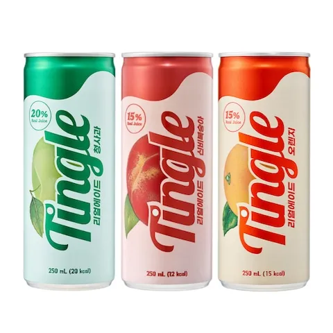 탄산음료 > 팅글 리얼에이드 3종 250mL 30캔 (오렌지/신비복숭아/청사과) 고과즙 탄산 | 오늘의집 쇼핑