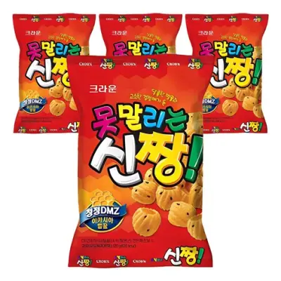 크라운 못말리는신짱, 120g, 4개 - 기타과자