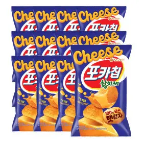 오리온 포카칩 황치즈맛 60g x 12개입(1박스)