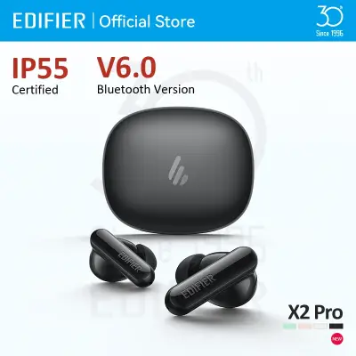 [에디파이어] X2 프로 트루 무선 노이즈 캔슬링 이어버드 블루투스 V6.0 딥 베이스 저지연 ​ IP55 방진 및 방습 기능 49시간 재생 가능