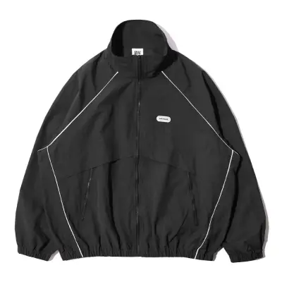 [바스투] 파이핑 바람막이 GIAJK58 (BLACK)