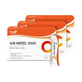 슈퍼 비타민C 3000 3박스(300포) 10개월분 건강기능식품 고함량 비타민씨 100% 분말 파우더