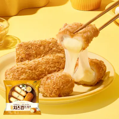 굽네 치즈킹 돈카츠 (+체다 시즈닝) 317g 1+1팩 / 치즈돈카츠 3개입