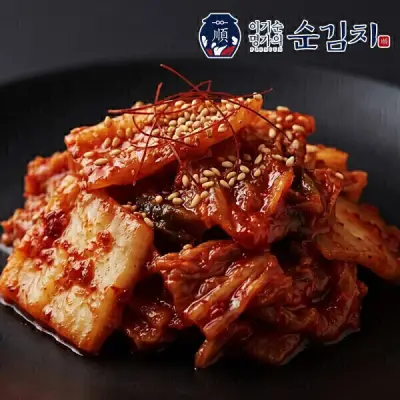 [볶음김치] 이기순 명인의 순 볶음김치 1kg+1kg 100% 국내산 맛있는 반찬 1kg + 1kg