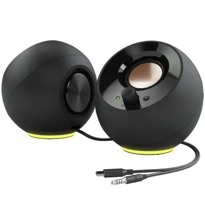 [Creative] PEBBLE SE 2채널 RGB 조명 PC 스피커 (블랙)