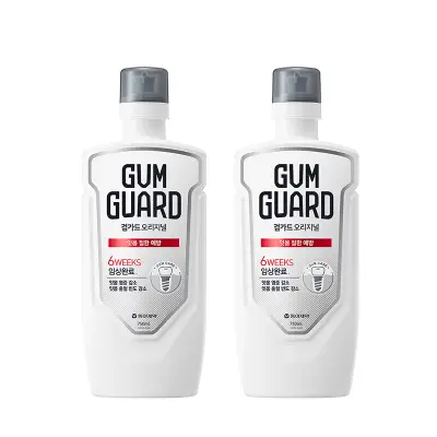 [유한양행] 가그린 검가드 오리지널 구강청결제 750ml x 2개 /3개/잇몸질환 치주질환 예방