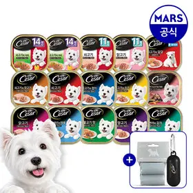 [공식] 시저 캔 100g 24개 골라담기(+시저 배변봉투/리필 증정) - HOME&SHOPPING
