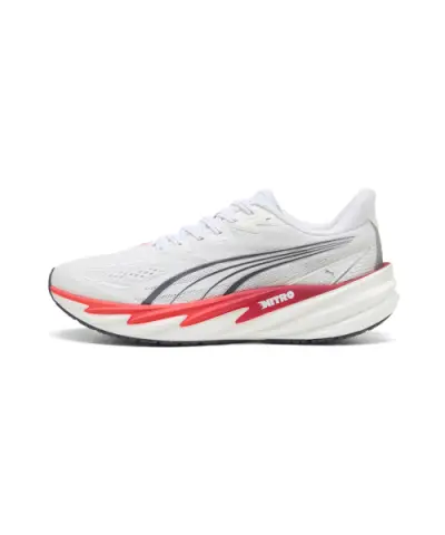 [푸마] (PUMA) 벨로시티 나이트로 5 - 푸마 화이트-울트라 레드 / 312944-05