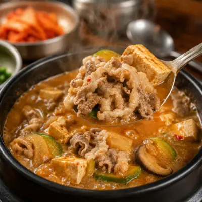 [고깃집] 된장찌개 450g x 5팩/ 소갈비살 들어간 구수하고 고소한 밥도둑