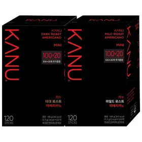 카누 미니 마일드 아메리카노 120Tx2개 외 2종 골라담기