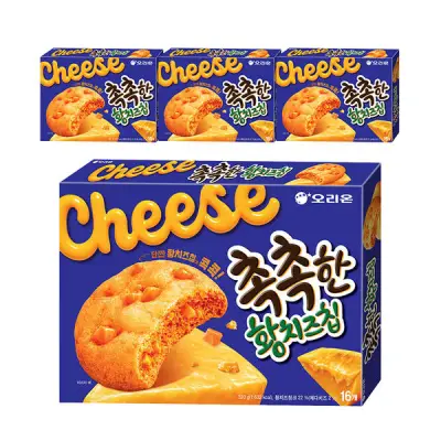 오리온 촉촉한 황치즈칩 16입, 4개