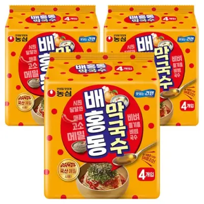 [배홍동] 막국수 114g, 12개 - 비빔라면