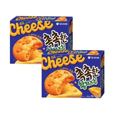[오리온] 촉촉한황치즈칩 16p, 320g, 2개 - 과자쿠키