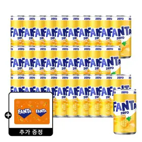 환타 제로 파인 190ml 30캔 (1박스) +(증정) 환타 북마크