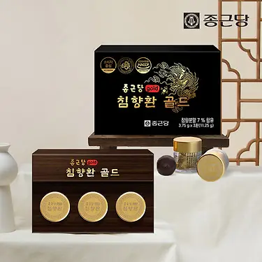 [무배/한정수량] 종근당 침향환골드 3환 1박스 | 톡딜