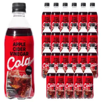 [클룹] 애사비소다 제로 콜라, 500ml, 24개 - 기타탄산음료
