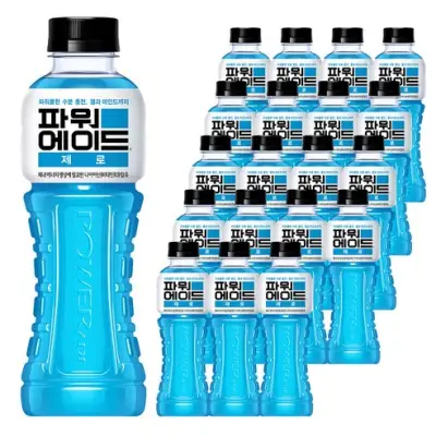 [파워에이드] 제로, 600ml, 20개 - 스포츠/이온음료
