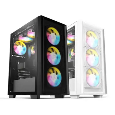 [장우컴퍼니] 게이밍 조립PC 컴퓨터 본체, JWC-003, R5 7500F, RTX 5060 TI, 블랙, 1TB, 16GB, Free DOS, 1개