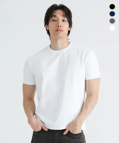 [몰든] (MALDEN) 프리미엄 머슬핏 무지 티셔츠