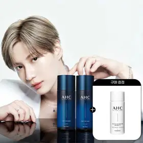 AHC 포맨 2종세트 블루 (토너+로션 세트) +(증정)프로샷 에센스 20ml 1개
