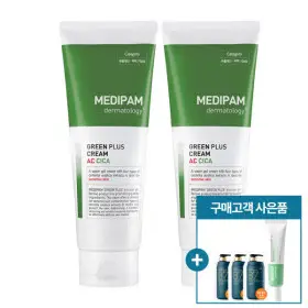 (할인쿠폰+정품 스팟젤15ml+파우치3매 증정) 메디팜 시카 트러블 진정 크림 220ml 2개