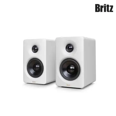 [브리츠] BR-Monitor6 모니터 스피커 66W 홈스튜디오 화이트