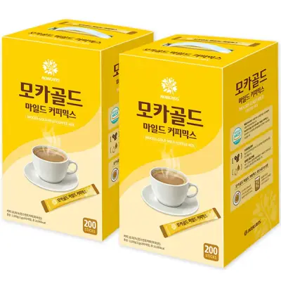 [로빈스] 모카골드 마일드 대용량 커피믹스 200T X 2개