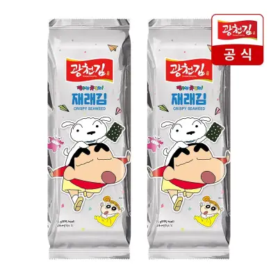 [광천김][광천김] NEW 짱구는 못말려 재래 식탁김 55g 2봉