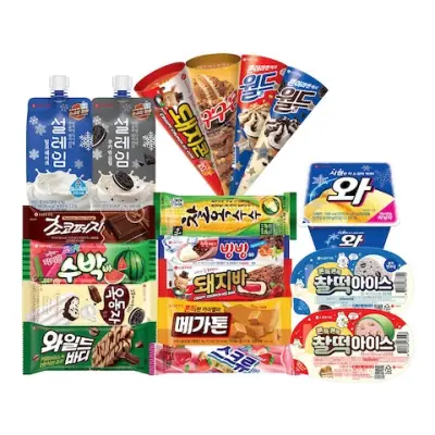 [롯데] 인기 콘+샌드+바 24~32개 세트 골라담기