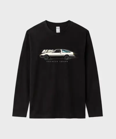[길단] (GILDAN) Gildan X 빈티지 컬렉션 AE86 롱슬리브 티셔츠
