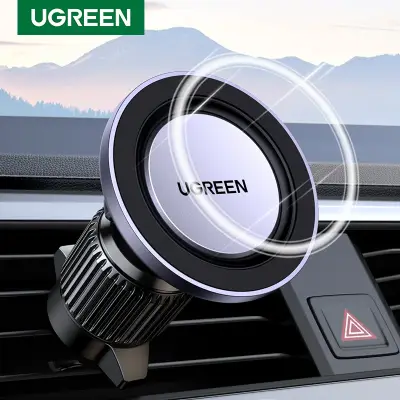 [UGREEN] 마그네틱 자동차 전화 홀더, 에어 벤트, 자동차 전화 스탠드, 후크 포함, 아이폰 14, 13, 12 프로, 샤오미, 삼성, 강력한 자석 홀더