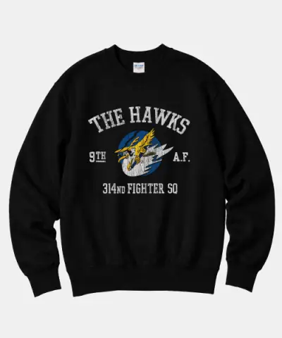 [길단] (GILDAN) 길단X빈티지컬렉션 THE HAWKS 맨투맨 티셔츠