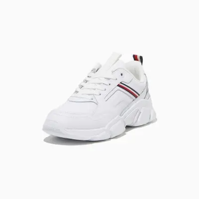 [타미힐피거 슈즈][라스트60%][공식] 빌리 스트라이프 러너 T52F0ARSC02WT1YBS (정상가:169,000원)