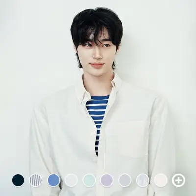 [지오다노]045501 옥스포드 긴팔 셔츠