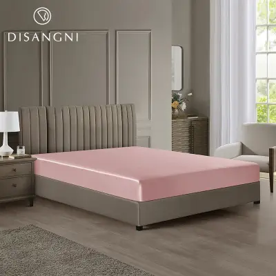[디산니] DISANGNI 22 Momme 6A 등급 100% 뽕나무 실크 장착 시트, Oeko-Tex 인증, 럭셔리 소프트 실크 장착 시트, 딥 포켓 1 개