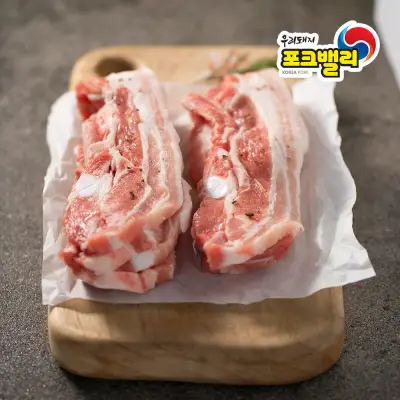 [농할쿠폰] 포크밸리 한돈 삼겹살 구이용 수육용 1kg (국내산/냉장)