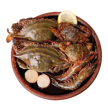 [간장게장] 프리미엄 모듬장2.5kg (암꽃게2미,돌게2미,블래타이거새우2미,가리비관자2미) | 톡딜