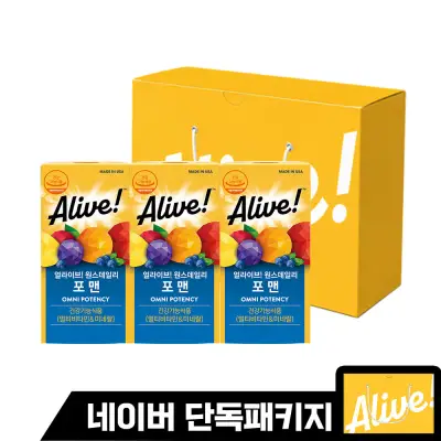 네이버단독)얼라이브 원스데일리 포맨 멀티비타민 선물세트(5개월분)