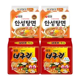 안성탕면(10봉)+너구리(10봉) 총20봉