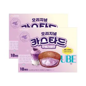 카스타드 우베라떼맛 414g 2개