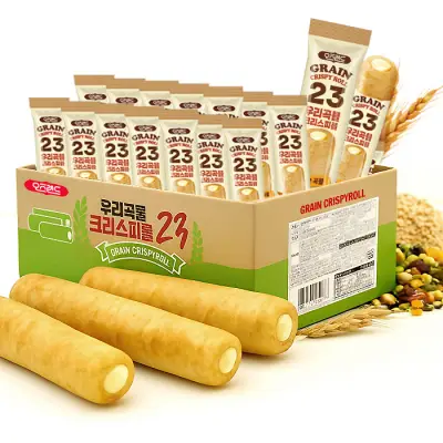 [오즈랜드] 우리곡물 크리스피롤 23곡, 660g, 1박스