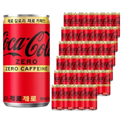 [코카콜라] 제로제로, 190ml, 30개 - 콜라