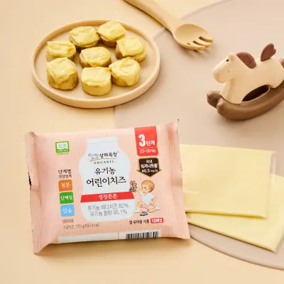 [상하목장] STEP3 유기농 상하치즈 어린이치즈 170g 60매_냉장