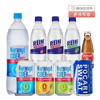 [나랑드사이다] 제로 345ml 뚱캔 3종 택 1 외 골라담기
