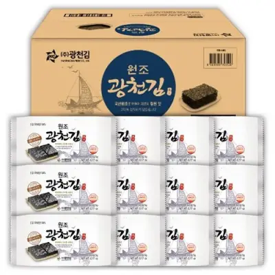 [광천김]70년 전통의 원조 광천김 조미김 5g 51봉