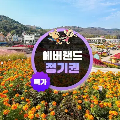[에버랜드][슈퍼트립] 단 2일간, 용인 에버랜드 정기권(연간이용) 한정수량 프로모션, 신규&재구입, 가격인상전 라스트 특가