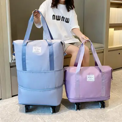 [바퀴] 탈부착 보스턴 캐리어 3단 확장 접이식 여행가방