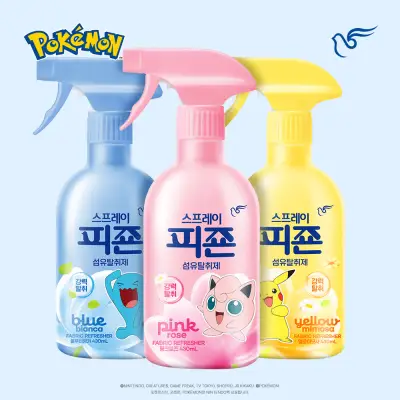 [포켓몬에디션] 스프레이 피죤 섬유탈취제 오리지널 430ml X 3개 (3종) +포토리뷰1천